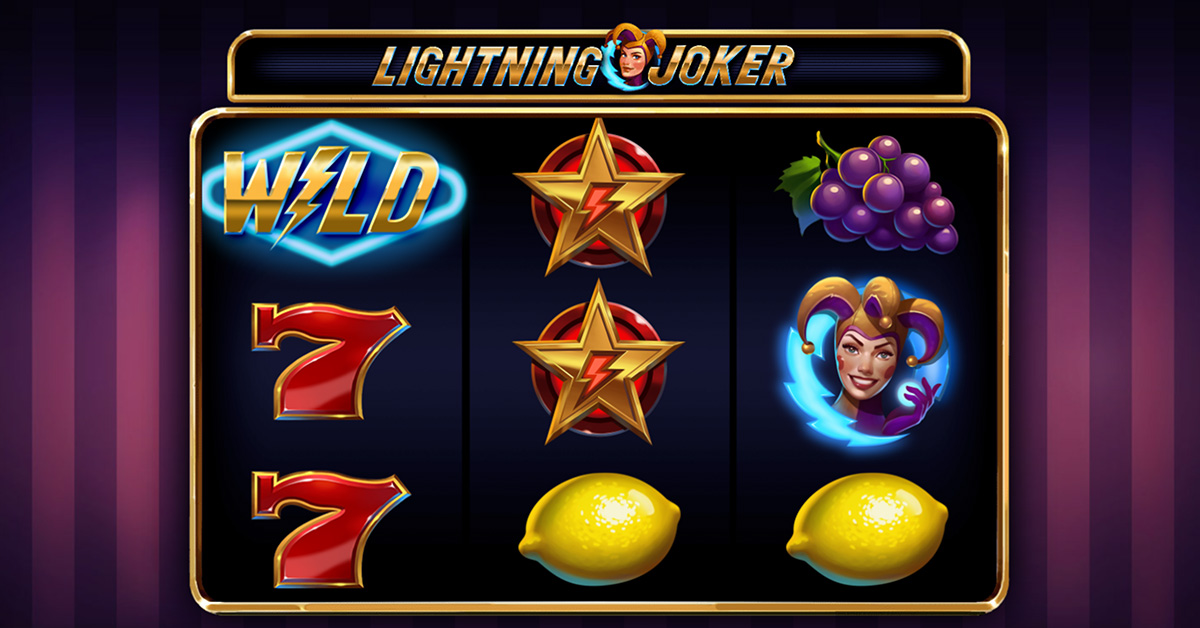 Το ολοκαίνουριο Lightning Joker στο live καζίνο της Vistabet